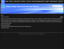 Tablet Screenshot of hiltoncreekcsd.com